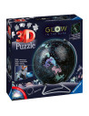 RVS3D11544,Puzzle 3D glob lumineaza in intuneric 180 piese