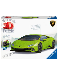 RVS3D11559,Puzzle 3D Lamborghini verde 108 piese 2