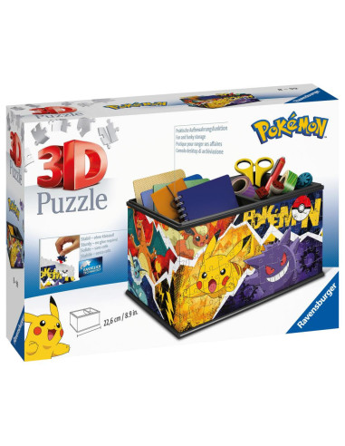 RVS3D11546,Puzzle 3D cutie depozitare Pokemon 216 piese
