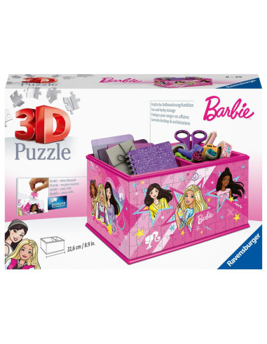 RVS3D11584,Puzzle 3D cutie depozitare Barbie 216 piese