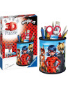 RVS3D11278,Puzzle 3D suport pixuri Miraculous 54 piese