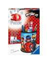RVS3D11278,Puzzle 3D suport pixuri Miraculous 54 piese