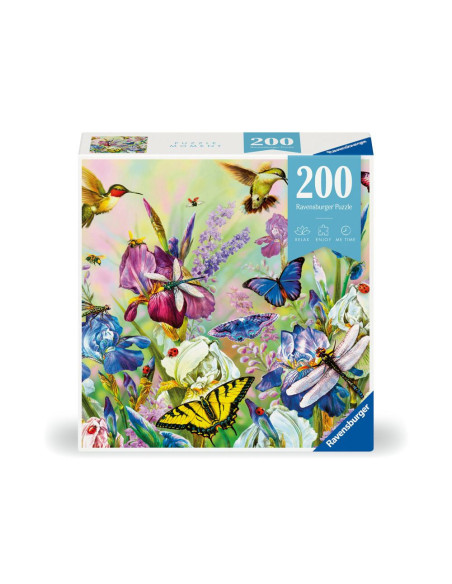 RVSPA00767,Puzzle pajiste cu flori 200 piese