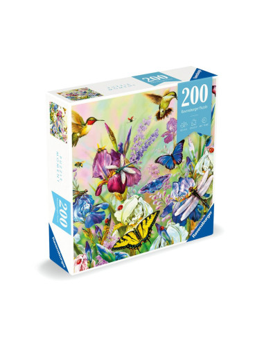 RVSPA00767,Puzzle pajiste cu flori 200 piese