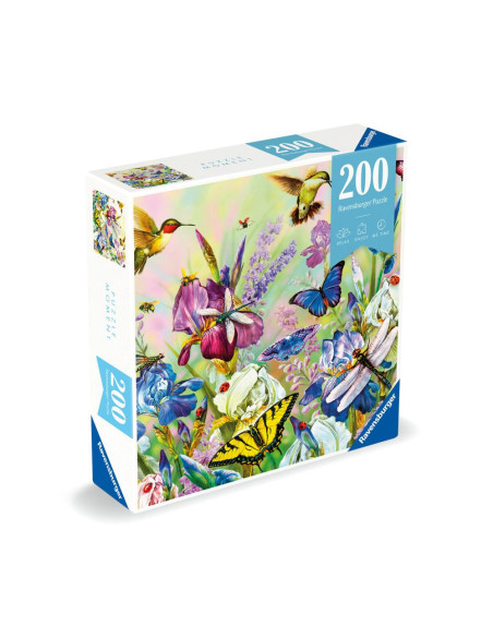 RVSPA00767,Puzzle pajiste cu flori 200 piese