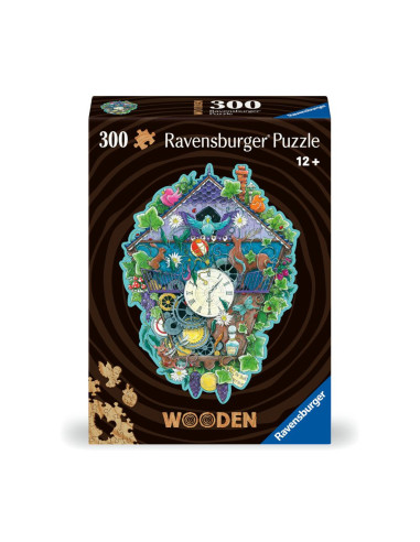RVSPA00759,Puzzle lemn ceas 300 piese