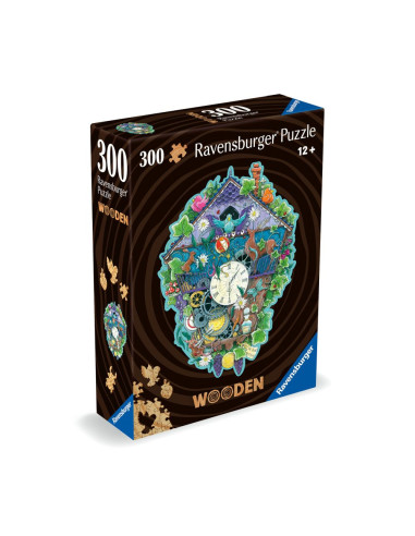 RVSPA00759,Puzzle lemn ceas 300 piese