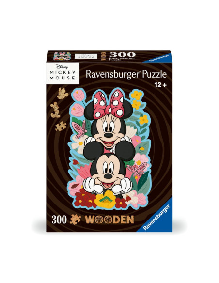 RVSPA00762,Puzzle lemn Mickey si Minnie 300 piese