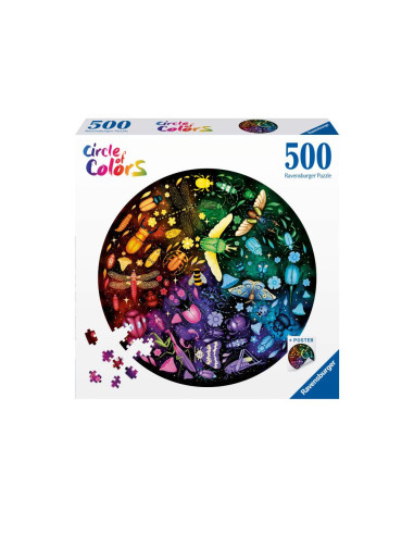 RVSPA00820,Puzzle cerc insecte 500 piese