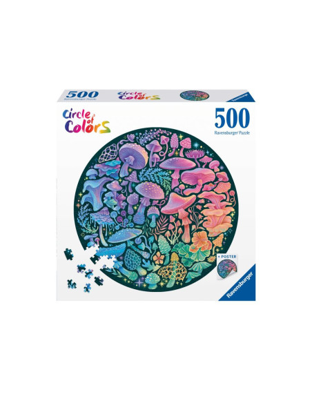 RVSPA00822,Puzzle cerc ciuperci 500 piese