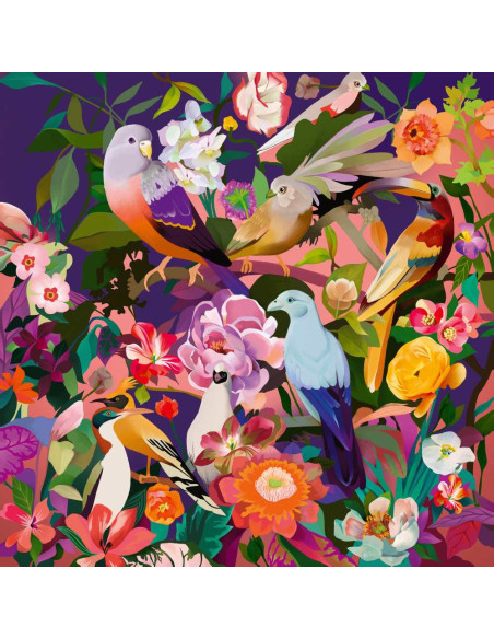 RVSPA00998,Puzzle pasari si flori 750 piese