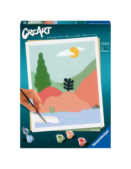 RVSPBN23642,Pictura pe numere lac