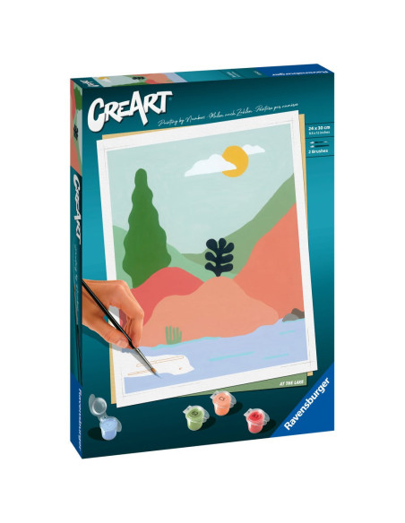 RVSPBN23642,Pictura pe numere lac