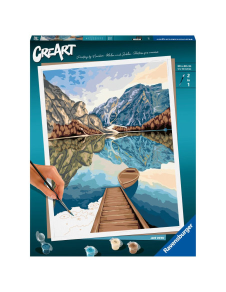 RVSPBN23612,Pictura pe numere vedere la lac