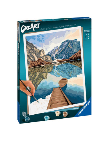 RVSPBN23612,Pictura pe numere vedere la lac