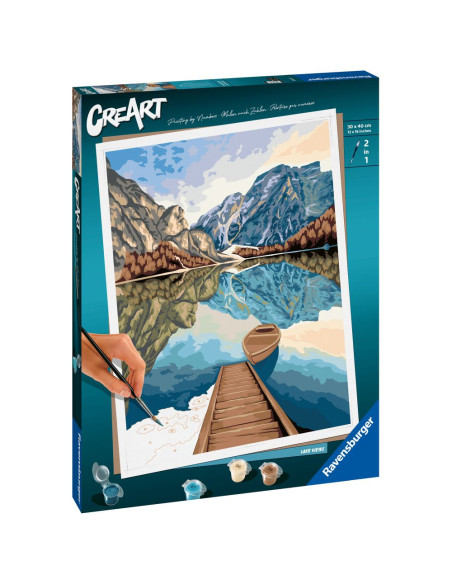 RVSPBN23612,Pictura pe numere vedere la lac