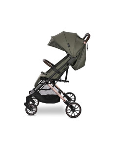 10021902504,Carucior pentru nou-nascut, Ribera, tip troler, dimensiuni compatibile avion, Green Aspen 2