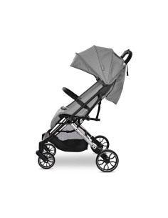 10021902502,Carucior pentru nou-nascut, Ribera, tip troler, dimensiuni compatibile avion, Grey Icy 2