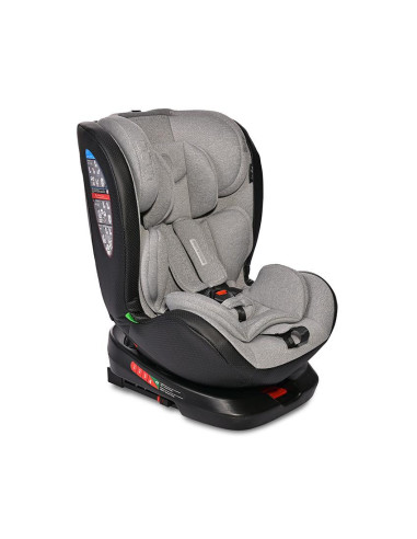 10071802406,Scaun auto, Nebula, i-Size, Isofix, rotativ, 0 Luni-12 Ani, 40-150 cm, Grey