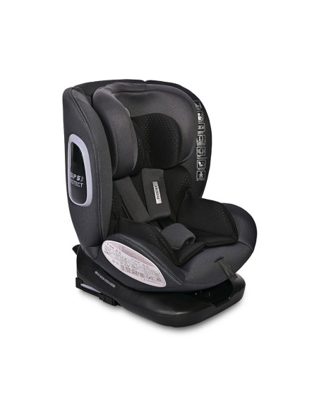 10071702401,Scaun auto, Phoenix, i-Size, Isofix, rotativ, 0 Luni-12 Ani, 40-150 cm, Black Jasper