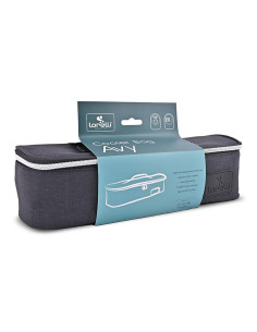 10040290001,Geanta termica pentru mancare, Avy, 3 compartimente detasabile, 33x11x10 cm, Black 2