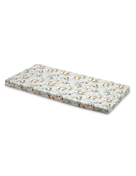 SILLO-01711,Saltea de spuma Sensillo 120x60 cm Panda/Vulpi