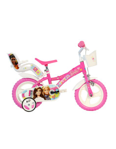 612GL-02BA,Bicicleta copii 12" - Barbie roz