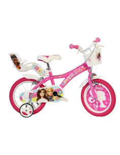 616G-02BA,Bicicleta copii 16" - Barbie roz
