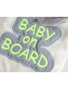 UP-bj_8751,Semn reflectorizant Baby on Board BabyJem, verde