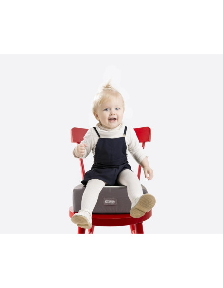 UP-bj_4524,Pernuta inaltator 32x32 cm pentru scaun de masa, BabyJem, Antracit UP-bj_4524,Pernuta inaltator 32x32 cm pentru scaun de masa, BabyJem, Antracit