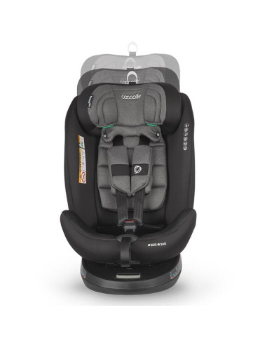 324085060,Scaun auto iSize 40-150 cm Coccolle Nova Diamond black