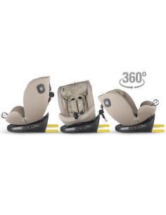 324085044,Scaun auto iSize 40-150 cm Coccolle Nova Sand beige 2