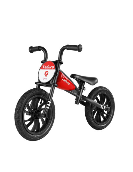 3240FED20,Balance bike QPlay Feduro Rosu