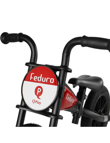 3240FED20,Balance bike QPlay Feduro Rosu