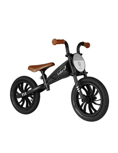 3240FED60,Balance bike QPlay Feduro Negru