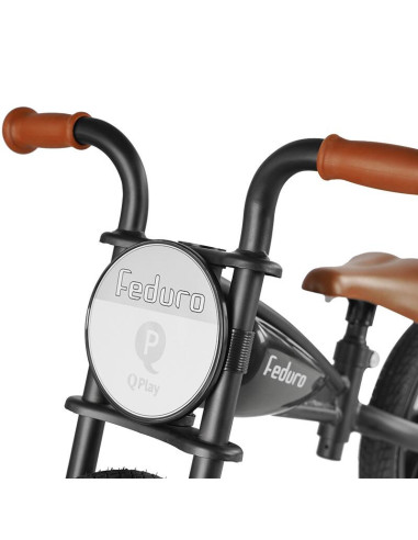 3240FED60,Balance bike QPlay Feduro Negru