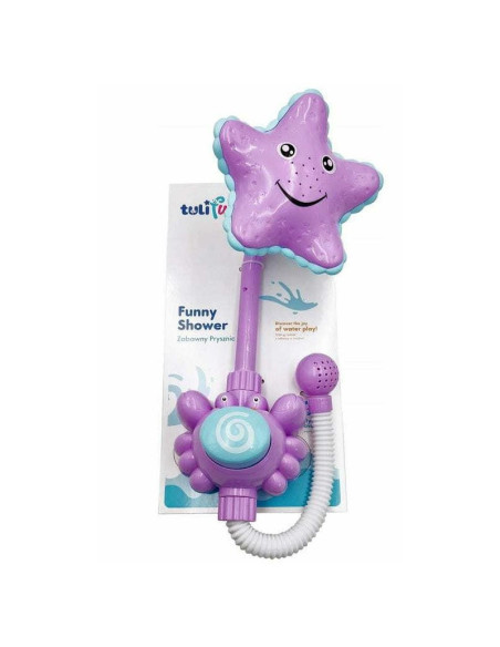 BN-TF_50426,Jucarie de baie, Tuli Fun, Stea, Dus portabil, Pentru copii, 3 ani+, Albastru