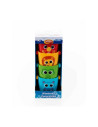 BN-DD_43310,Set 4 jucarii de baie, Dumel Discovery, Animal Buckets, Cu gauri, 12 luni+, Multicolor