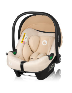 BN-LO-ASTRID_I-SIZE_BEIGE,Scoica auto, Lionelo, i-Size Astrid, 0-13 Kg, 40-87 cm, Cu maner si capotina reglabile, Cu protectie l 2