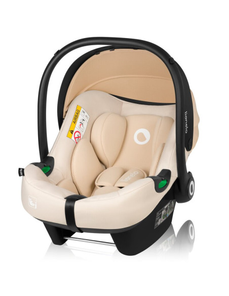BN-LO-ASTRID_I-SIZE_BEIGE,Scoica auto, Lionelo, i-Size Astrid, 0-13 Kg, 40-87 cm, Cu maner si capotina reglabile, Cu protectie l