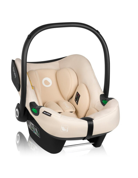 BN-LO-ASTRID_I-SIZE_BEIGE,Scoica auto, Lionelo, i-Size Astrid, 0-13 Kg, 40-87 cm, Cu maner si capotina reglabile, Cu protectie l