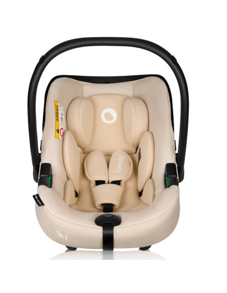 BN-LO-ASTRID_I-SIZE_BEIGE,Scoica auto, Lionelo, i-Size Astrid, 0-13 Kg, 40-87 cm, Cu maner si capotina reglabile, Cu protectie l