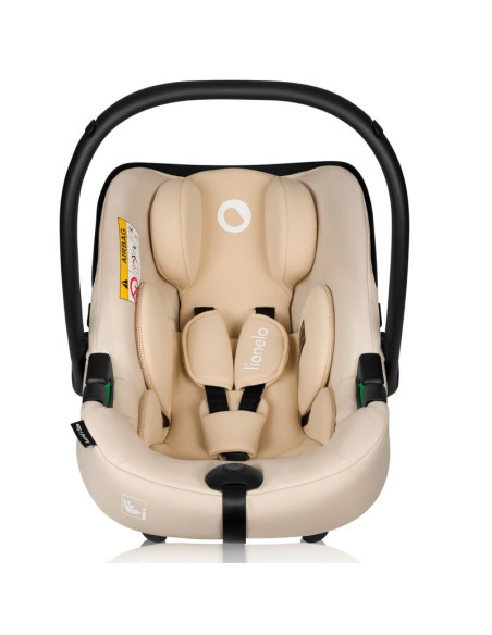 BN-LO-ASTRID_I-SIZE_BEIGE,Scoica auto, Lionelo, i-Size Astrid, 0-13 Kg, 40-87 cm, Cu maner si capotina reglabile, Cu protectie l