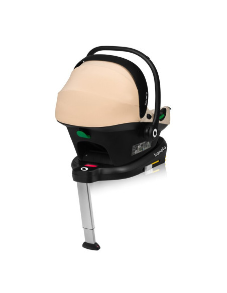 BN-LO-ASTRID_I-SIZE_BEIGE,Scoica auto, Lionelo, i-Size Astrid, 0-13 Kg, 40-87 cm, Cu maner si capotina reglabile, Cu protectie l