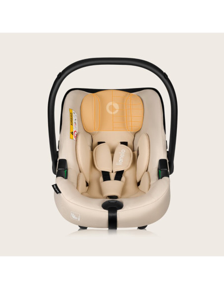 BN-LO-ASTRID_I-SIZE_BEIGE,Scoica auto, Lionelo, i-Size Astrid, 0-13 Kg, 40-87 cm, Cu maner si capotina reglabile, Cu protectie l