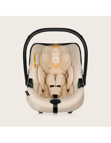 BN-LO-ASTRID_I-SIZE_BEIGE,Scoica auto, Lionelo, i-Size Astrid, 0-13 Kg, 40-87 cm, Cu maner si capotina reglabile, Cu protectie l