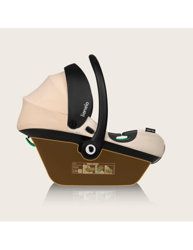 BN-LO-ASTRID_I-SIZE_BEIGE,Scoica auto, Lionelo, i-Size Astrid, 0-13 Kg, 40-87 cm, Cu maner si capotina reglabile, Cu protectie l