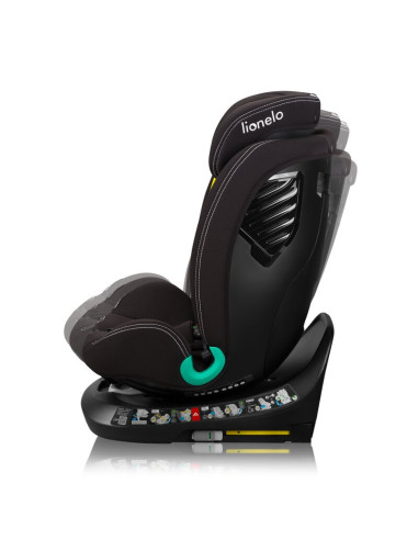 BN-LO-BASTIAAN_ONE_I-SIZE_BLACK_CARBON,Scaun auto, Lionelo, Bastiaan One i-Size, 4 in 1, Protectie laterala, Cu spatar inclinabi