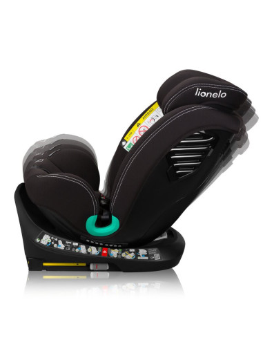 BN-LO-BASTIAAN_ONE_I-SIZE_BLACK_CARBON,Scaun auto, Lionelo, Bastiaan One i-Size, 4 in 1, Protectie laterala, Cu spatar inclinabi
