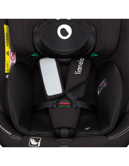 BN-LO-BASTIAAN_ONE_I-SIZE_BLACK_CARBON,Scaun auto, Lionelo, Bastiaan One i-Size, 4 in 1, Protectie laterala, Cu spatar inclinabi